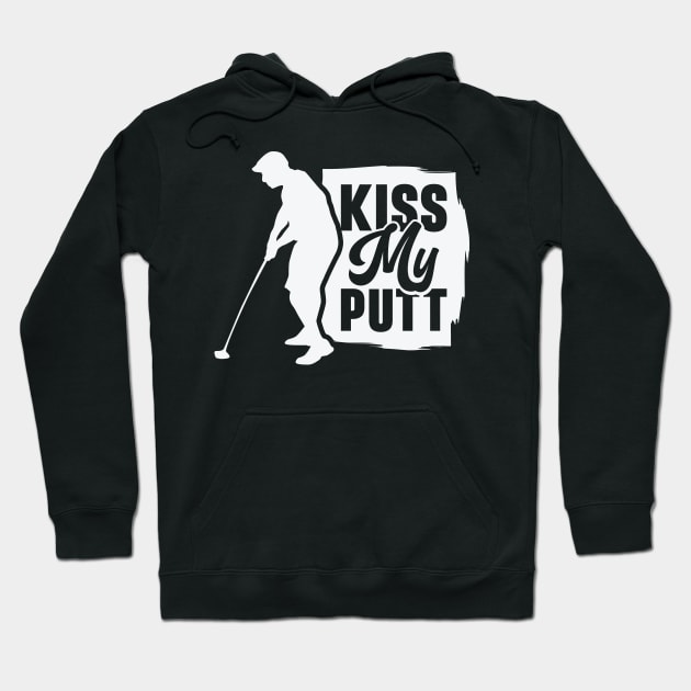 Golf Player Golf Course Golfer Hoodie by maxcode